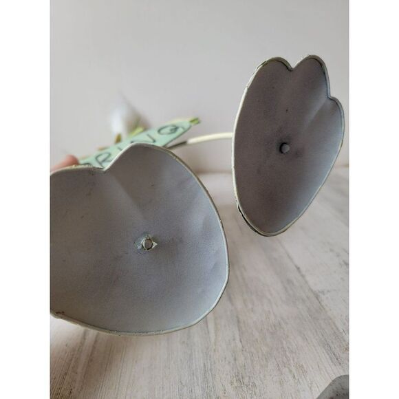 Standing metal bunny spring strawberry butterfly Decor figure - Picture 13 of 13